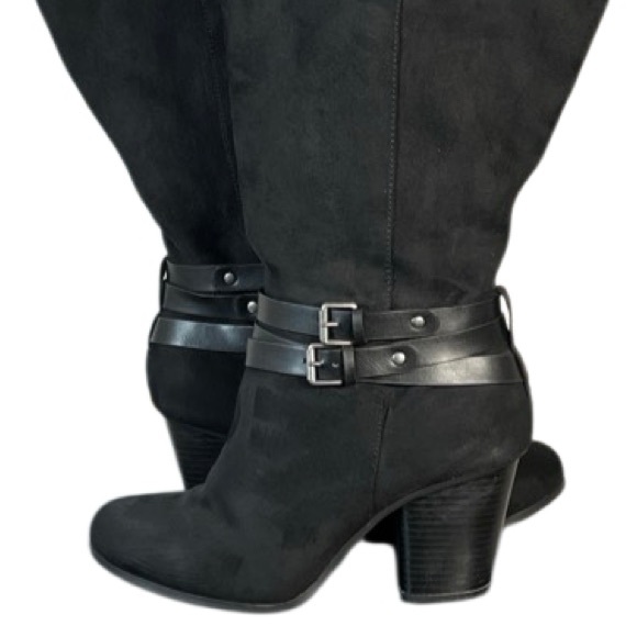 Torrid Faux Suede Wide-Width Knee-High Boots - Picture 3 of 10